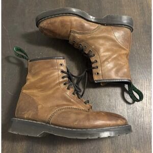 Solovair Brown Leather Men's Western Boots